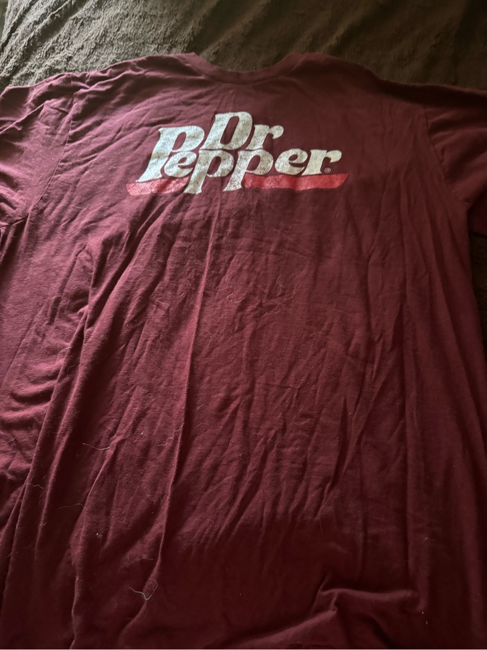 Target Burgundy Dr Pepper Logo Short Sleeve Tee